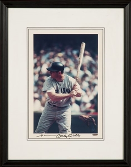 Mickey Mantle Large Signed and Framed Photo (Upper Deck Authenticated)